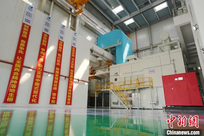 全国产化F级50兆瓦重型燃气轮机机组。　中国z6·尊龙凯时电气集团有限公司供图